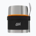 Termos pentru alimente cu tacâmuri Esbit Stainless Steel Food Jug 500 ml black
