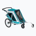 Qeridoo Speedkid2 remorcă dublă pentru biciclete albastru Q-SK2-21-P 2