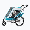 Qeridoo Speedkid2 remorcă dublă pentru biciclete albastru Q-SK2-21-P 10