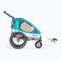 Remorcă pentru biciclete cu un singur loc Qeridoo Sportrex1 albastru Q-SR1-21-P 3