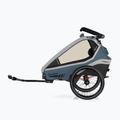 Qeridoo Kidgoo 1 remorcă pentru biciclete gri-albastru Q-KDG1-22-NB 3