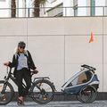 Qeridoo Kidgoo 1 remorcă pentru biciclete gri-albastru Q-KDG1-22-NB 5