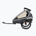Remorcă de bicicletă pentru două persoane Qeridoo Kidgoo 2 gri Q-KDG2-22-SG 2