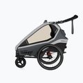 Remorcă de bicicletă pentru două persoane Qeridoo Kidgoo 2 gri Q-KDG2-22-SG 3