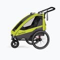 Remorcă de bicicletă pentru o persoană Qeridoo Sportrex 1 LE galbenă Q-SPR1-22-LG