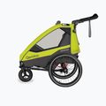 Remorcă de bicicletă pentru două persoane Qeridoo Sportrex 2 LE galbenă Q-SPR2-22-LG 2