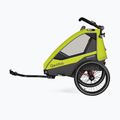Remorcă de bicicletă pentru două persoane Qeridoo Sportrex 2 LE galbenă Q-SPR2-22-LG 3