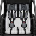 Remorcă de bicicletă pentru două persoane Qeridoo Sportrex 2 LE galbenă Q-SPR2-22-LG 4