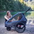 Remorcă de bicicletă Qeridoo Kidgoo 2 dark navy/blue 13