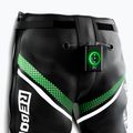 Pantaloni pentru recuperare REBOOTS Go X Straight Cut black/white/green 12