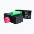 Set de yoga BLACKROLL Block black/ green/ pink 3
