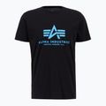 Tricou pentru bărbați Alpha Industries Basic black/blue