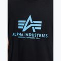 Tricou polo  pentru bărbați Alpha Industries Basic black/blue 4