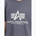 Tricou pentru bărbați Alpha Industries Basic greyblack 4