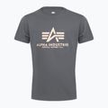 Tricou pentru bărbați Alpha Industries Basic greyblack 5