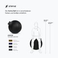 Minge de gimnastică STRYVE Active 65 cm black 2