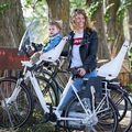 Scaun de bicicletă spate pentru suport de bagaje URBAN IKI alb U-213952 7
