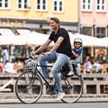 Scaun de bicicletă spate pentru cadru URBAN IKI albastru U-214003 9