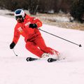 Pantaloni de schi pentru bărbați Descente Swiss mandarin orange 12