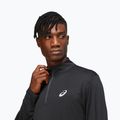 Bărbați ASICS Core 1/2 Zip performanță negru de performanță de funcționare negru cu mânecă lungă 5