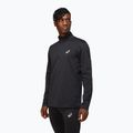 Bărbați ASICS Core Core 1/2 Zip de iarnă Top performanță negru de funcționare bluză de trening negru 2