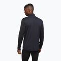 Bărbați ASICS Core Core 1/2 Zip de iarnă Top performanță negru de funcționare bluză de trening negru 3