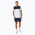 Tricou polo pentru bărbați ASICS Court Polo brilliant white/midnight 2