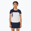 Tricou pentru copii ASICS Tennis Top brilliant white/midnight