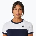 Tricou de tenis pentru femei ASICS Court SS Top midnight/brilliant white 4