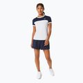 Tricou de tenis pentru femei ASICS Court SS Top brilliant white/midnight 2