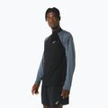 Longsleeve de alergat pentru bărbați ASICS Icon 1/2 Zip performance black/carrier grey 4