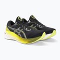 ASICS Gel-Kayano 30 pantofi de alergare pentru bărbați negru / galben strălucitor 4