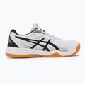 Pantofi de squash pentru bărbați ASICS Upcourt 5 alb / galben de siguranță 2