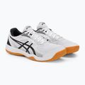 Pantofi de squash pentru bărbați ASICS Upcourt 5 alb / galben de siguranță 5