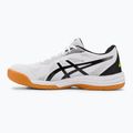 Pantofi de squash pentru bărbați ASICS Upcourt 5 alb / galben de siguranță 3