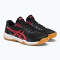 Pantofi de squash pentru bărbați ASICS Upcourt 5 negru / roșu clasic 5