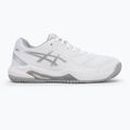 Încălțăminte de tenis pentru femei ASICS Gel-Dedicate 8 Clay W white/pure silver 2