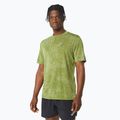 Tricou de alergat pentru bărbați  ASICS Metarun Pattern 1/2 ZIP cactus