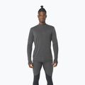 Bărbați ASICS Metarun Mock Neck performanță de performanță negru de funcționare cu mânecă lungă pentru bărbați
