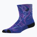 Șosete de alergat ASICS Color Camo Run Crew eggplant/blue violet/cyber grape 2