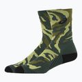 Șosete de alergat ASICS Color Camo Run Crew rain forest/cactus/glow yellow 2