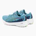 ASICS Gel-Kayano 30, pantofi de alergare pentru femei, albastru/grișu/lime green 4