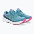 ASICS Gel-Kayano 30, pantofi de alergare pentru femei, albastru/grișu/lime green 5