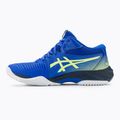 ASICS Netburner Ballistic FF MT 3 pantofi de volei pentru bărbați albastru iluzie / galben strălucitor 11