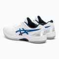 Pantofi de squash pentru bărbați ASICS Gel-Court Hunter 3 alb / albastru iluzie 3