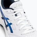 Pantofi de squash pentru bărbați ASICS Gel-Court Hunter 3 alb / albastru iluzie 8