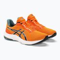 ASICS Gel-Pulse 14 bărbați pantofi de alergare portocaliu strălucitor / negru 4