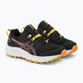 Încălțăminte de alergat pentru femei ASICS Trabuco Terra 2 black/sun coral 5