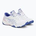 Încălțăminte de volei pentru femei ASICS Gel-Rocket 11 white/sapphire 4