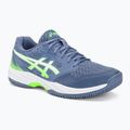 Încălțăminte de squash pentru bărbați ASICS Gel-Court Hunter 3 denim blue/lime burst